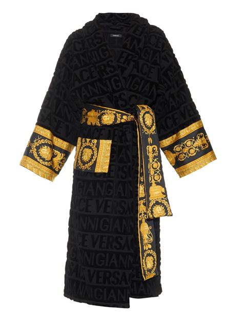 men's versace dressing gown